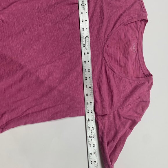 Ann Taylor Loft Womens Small Tops Lot of 2 Pink & Gray Cotton/Modal Blend Cotton - Picture 10 of 12